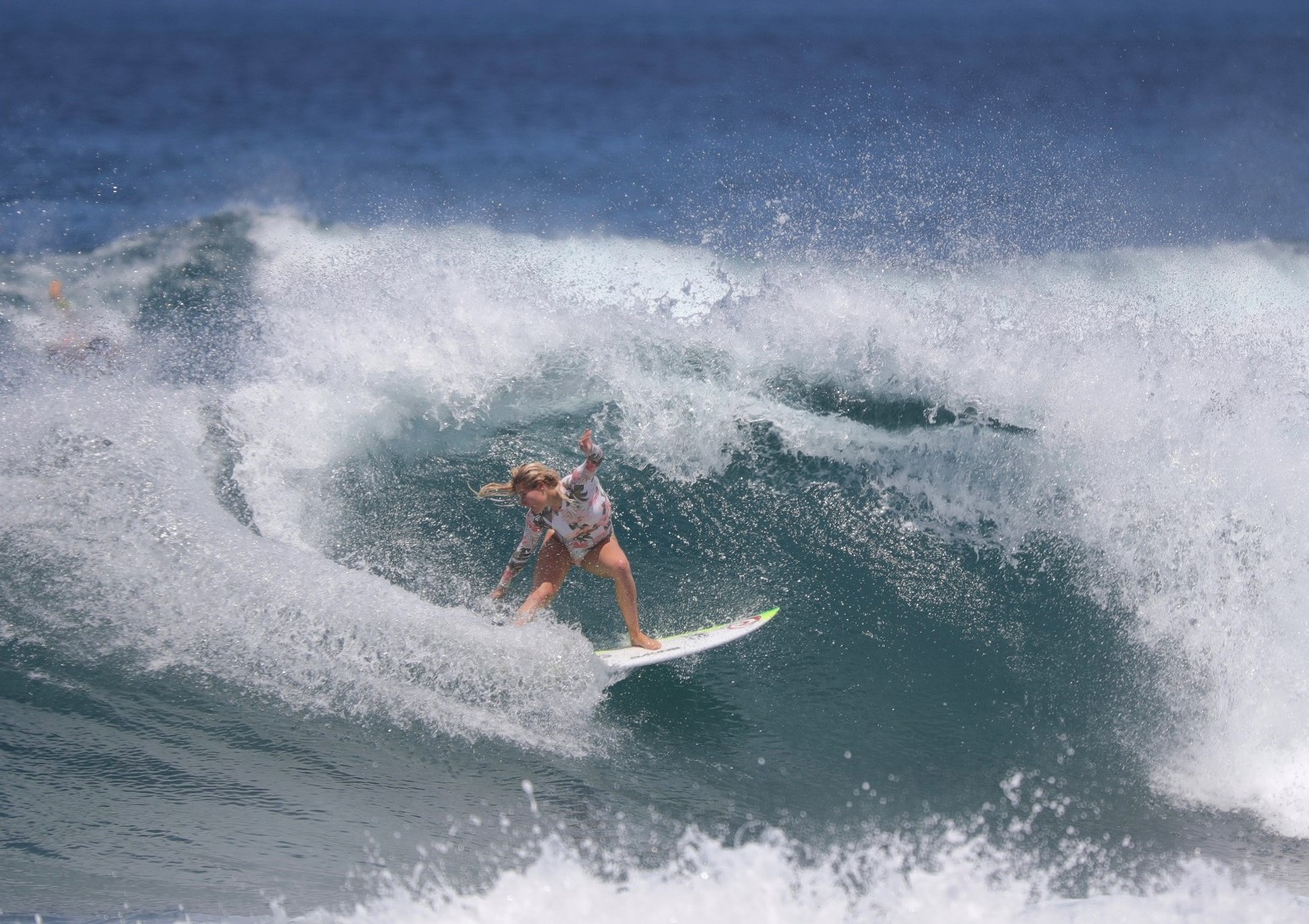 "Beim Surfen fühle ich mich einfach frei und glücklich" - Janina /Foto: Werner Zeitler