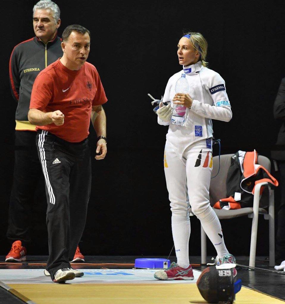 Monika Sozanka im Training